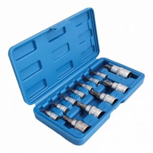 Juego de Vasos Torx Plus 5 Lados 1/4-3/8-1/2 para Desmontar Embragues y Volantes Grupo PSA