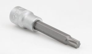 Vaso mm.45 Torx L100 1/2 VARILLA