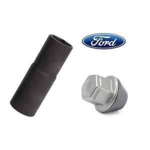 Llave de tubo con tapa para tuercas de rueda Ford 18,5 mm - 19,5 mm